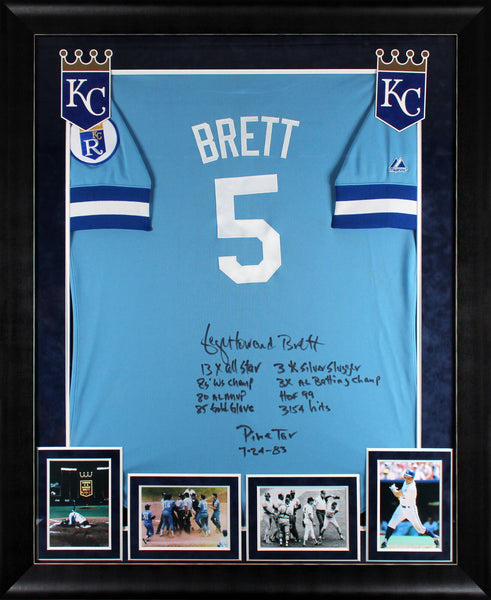 George Brett Autographed Jersey - sporting goods - by owner - sale