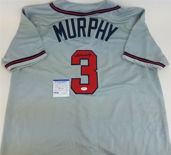 Dale Murphy Signed Atlanta Braves (Murph) Jersey (JSA COA) 2xN.L MVP ( –  Super Sports Center